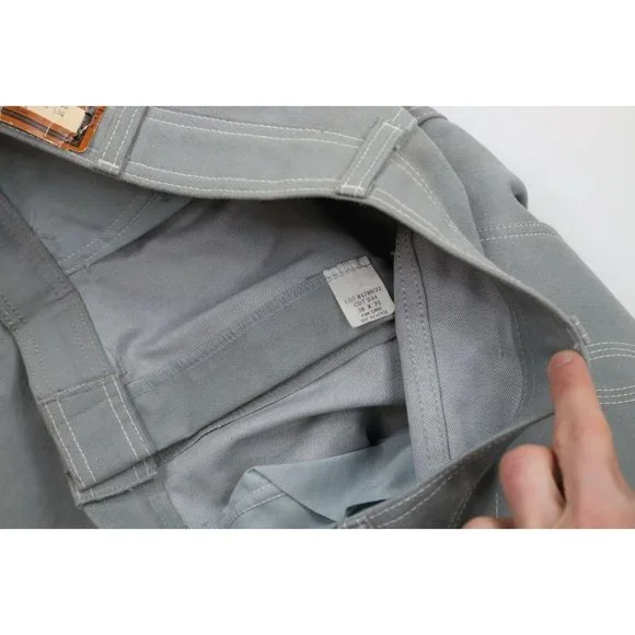 Deadstock Vintage 70s Streetwear Mens 38x30 Heavyweight Bell Bottoms Jeans USA
